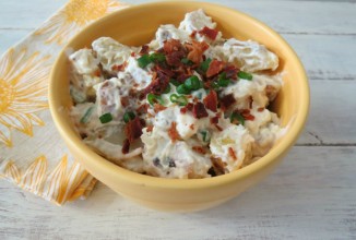 Картофельный салат с беконом