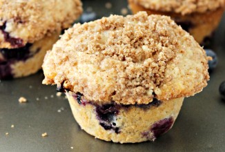 Черничные кексы с корицей