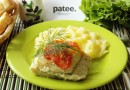 Филе хека, запеченное с овощами в фольге