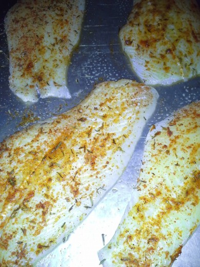 Печеная камбала с пряностями - Шаг 5