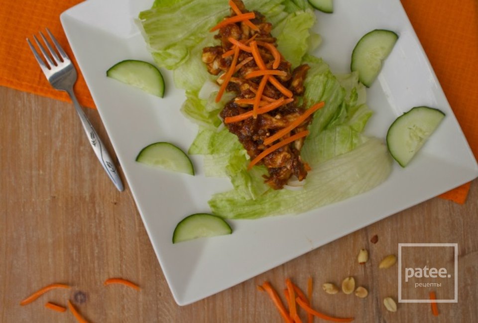 Куриный салат с арахисом и овощами - Шаг 5