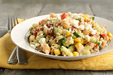 Рецепт Летний салат с киноа и овощами