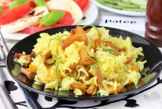 Рис с лисичками