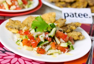 Овощной салат-гарнир Бисер