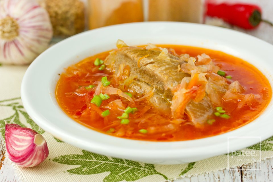 Борщ со свиной голенью - Шаг 19