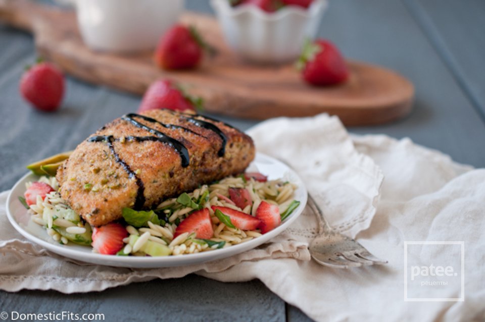 Лосось в фисташковой панировке с овощным салатом - Шаг 14