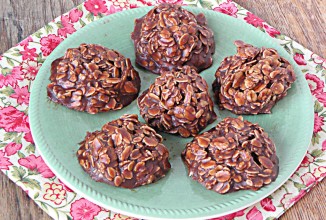 Шоколадно-овсяное печенье