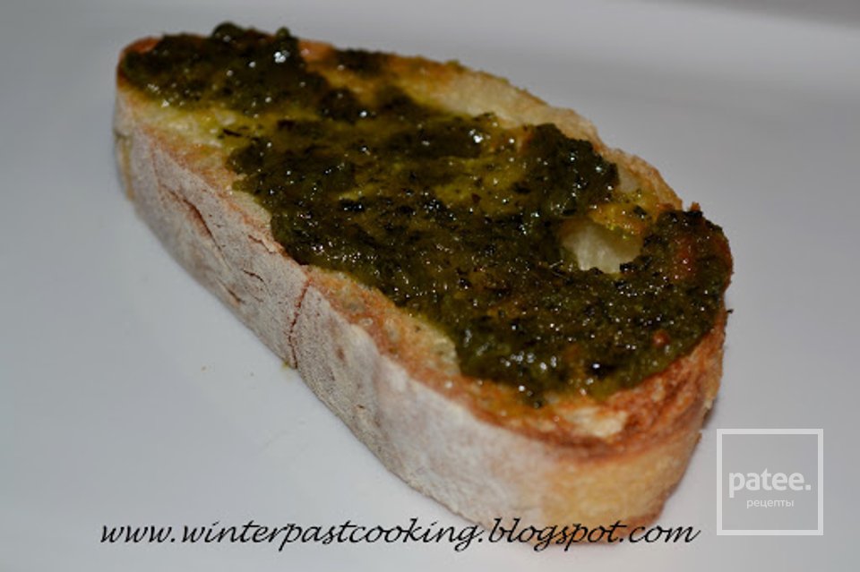 Брускетта со шпинатом и оливками - Шаг 7