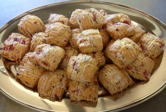 Клубничное печенье с бальзамической глазурью