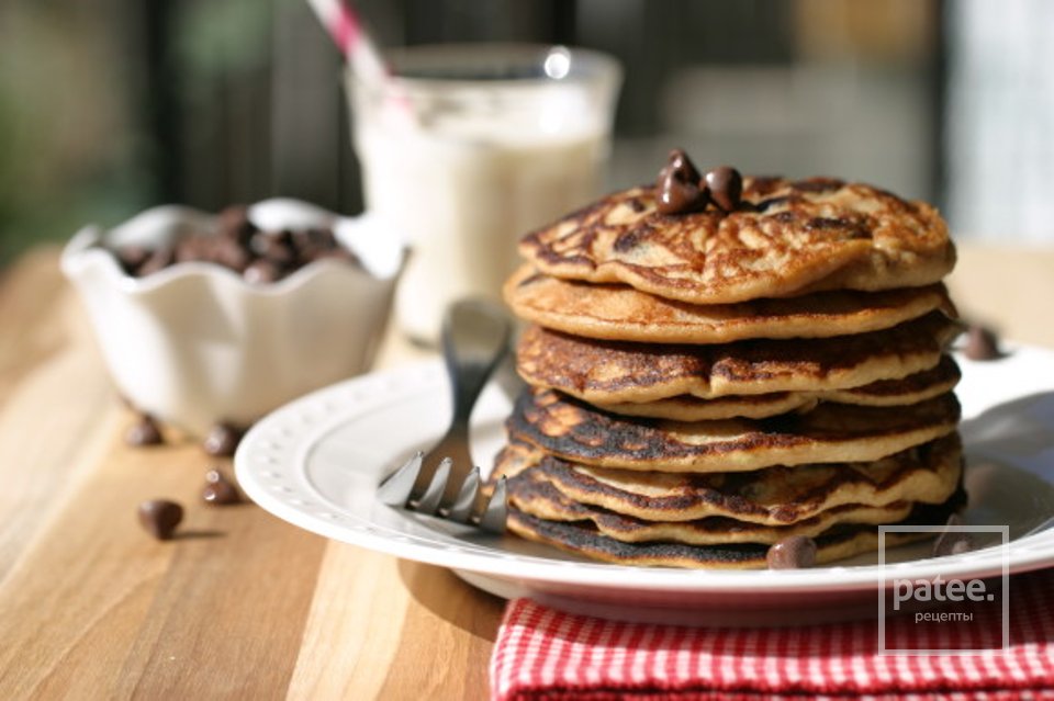 Кокосовые блины с шоколадом - Шаг 5