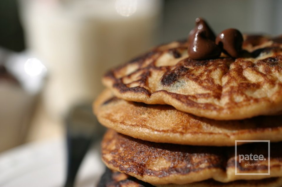 Кокосовые блины с шоколадом - Шаг 8