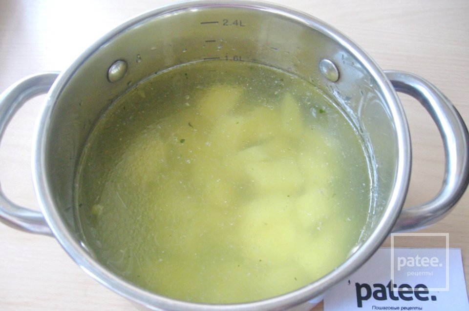 Сырный суп с кабачками - Шаг 4