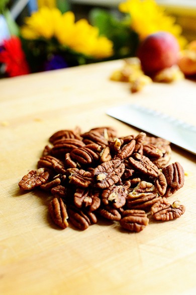 Жареные персики с пеканом - Шаг 12