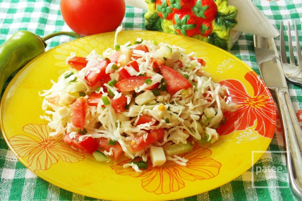 Салат с адыгейским сыром и овощами - Шаг 15