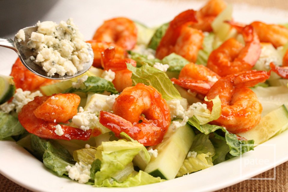 Пряный салат с креветками - Шаг 24