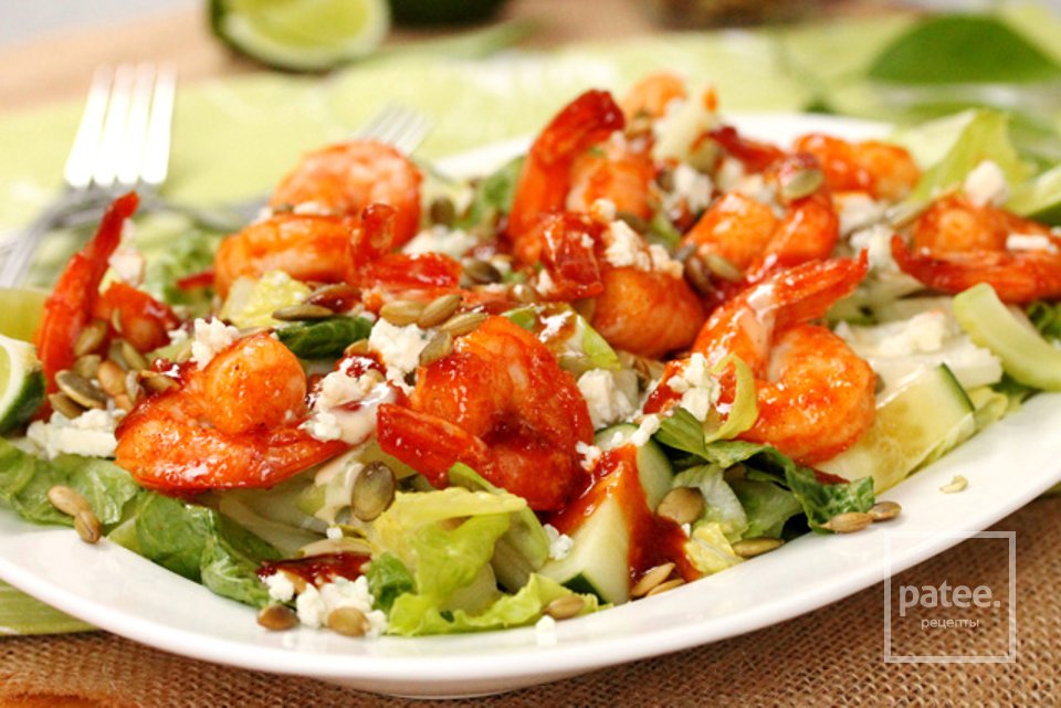 Пряный салат с креветками - Шаг 28