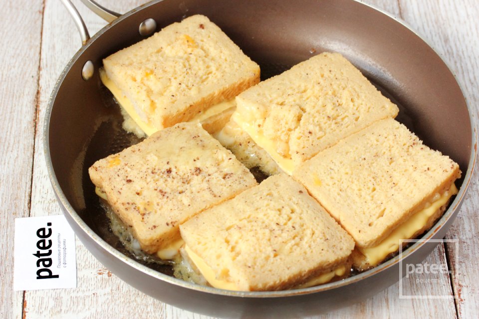 Тосты с сырно-банановой начинкой - Шаг 12