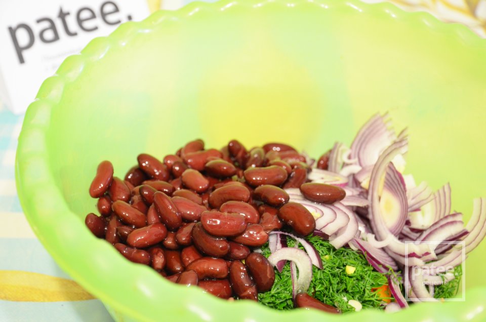 Салат из красной фасоли - Шаг 16