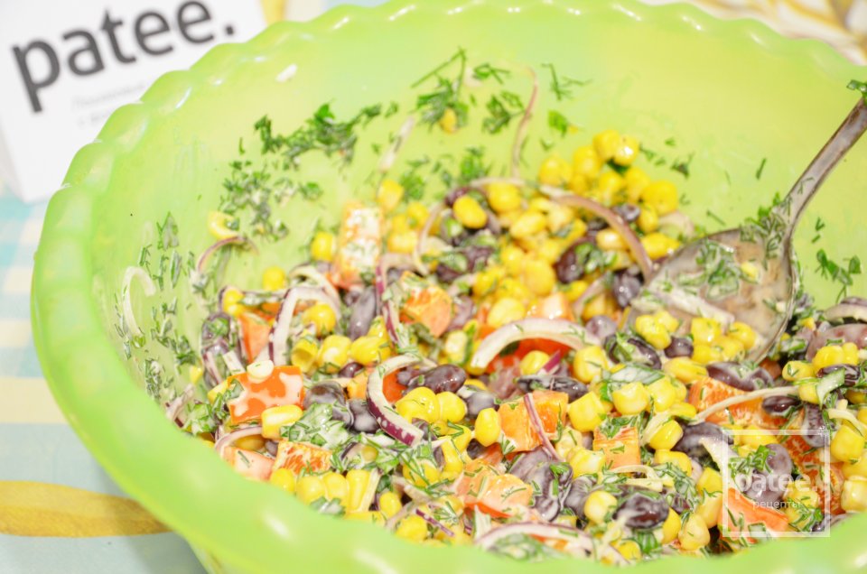 Салат из красной фасоли - Шаг 20