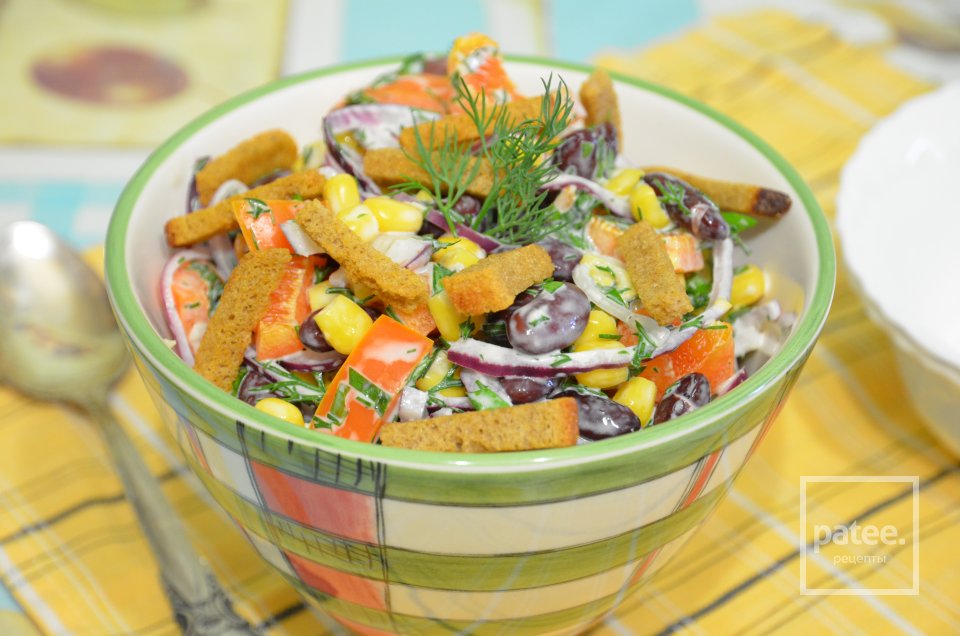 Салат из красной фасоли - Шаг 21