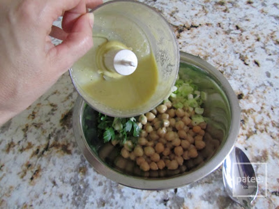 Салат из нута со шпинатом - Шаг 5