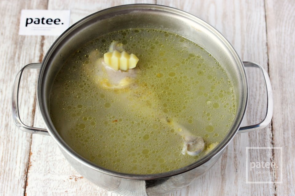 Куриный суп с баклажанами - Шаг 3