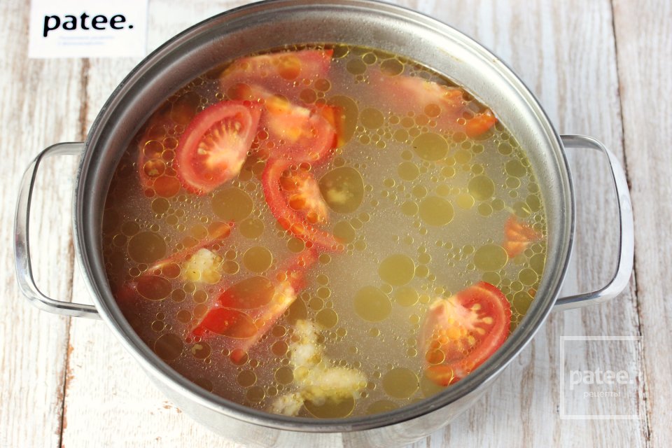 Куриный суп с баклажанами - Шаг 10