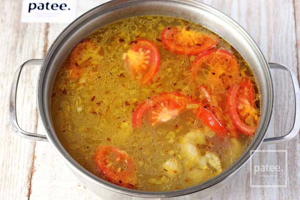 Куриный суп с баклажанами - Шаг 11