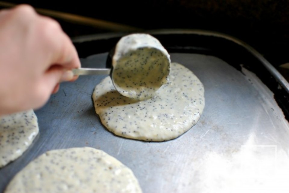 Лимонные блины с маком - Шаг 14