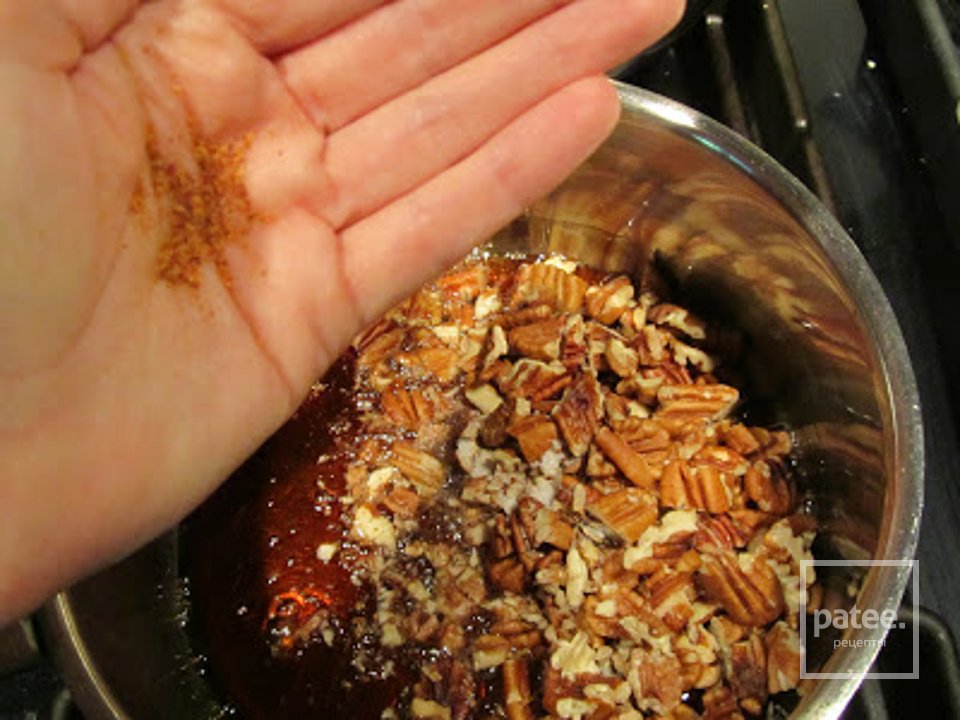 Печеный сладкий картофель с сыром и пеканом - Шаг 4