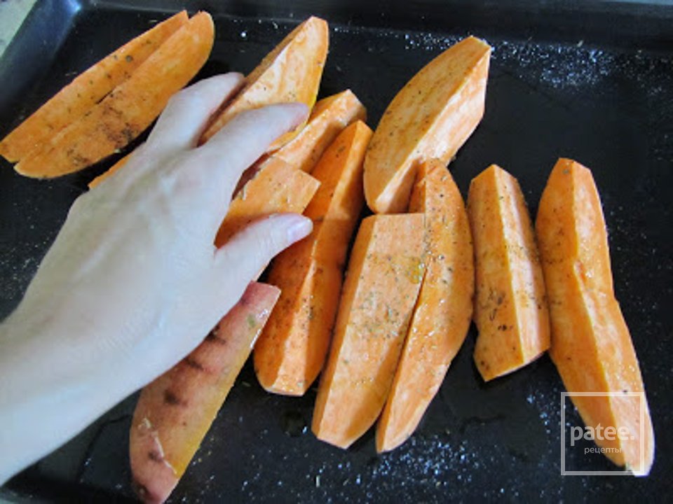 Печеный сладкий картофель с сыром и пеканом - Шаг 10