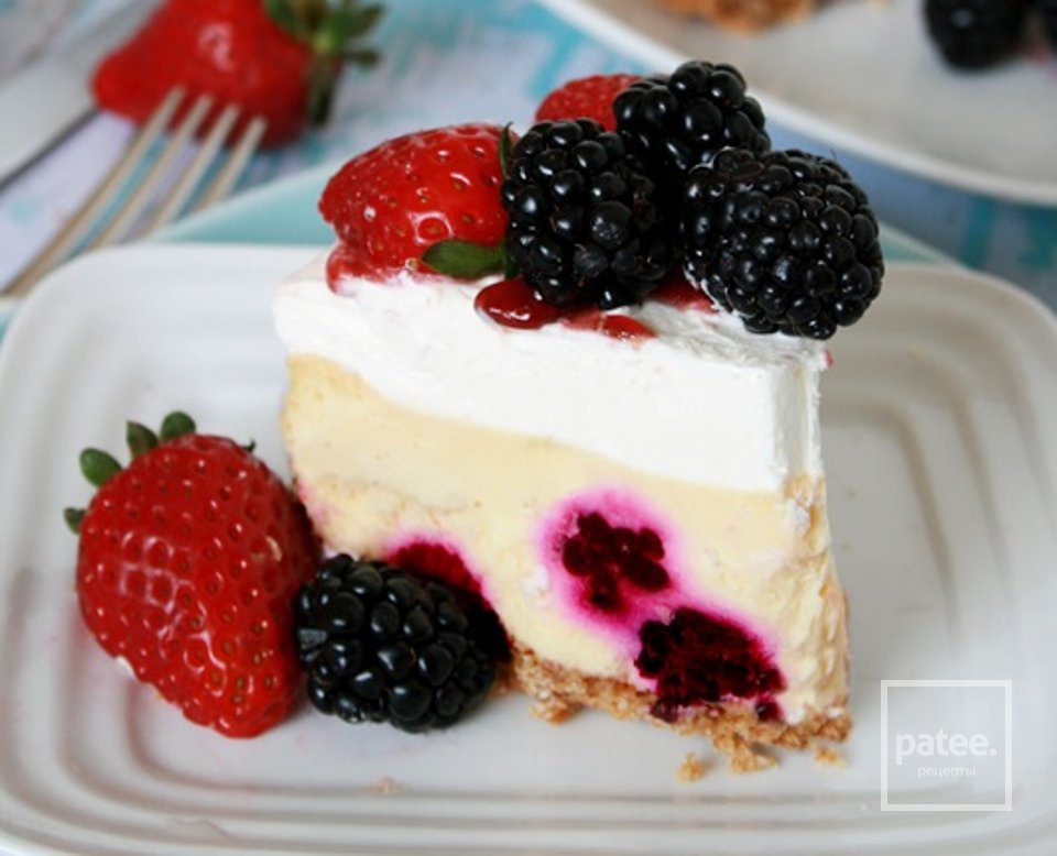 Лимонно-ягодный чизкейк - Шаг 17