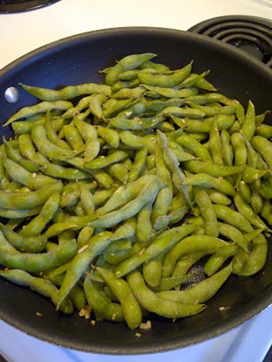 Эдамаме с чесноком - Шаг 3