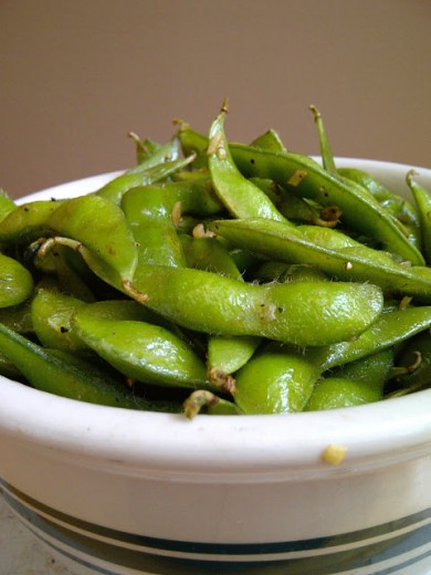 Эдамаме с чесноком - Шаг 7