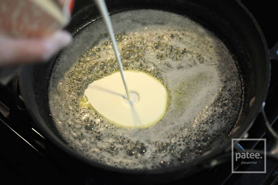 Сливочная паста с беконом и горошком - Шаг 4