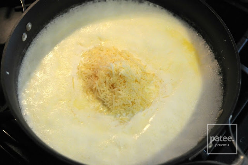 Сливочная паста с беконом и горошком - Шаг 5