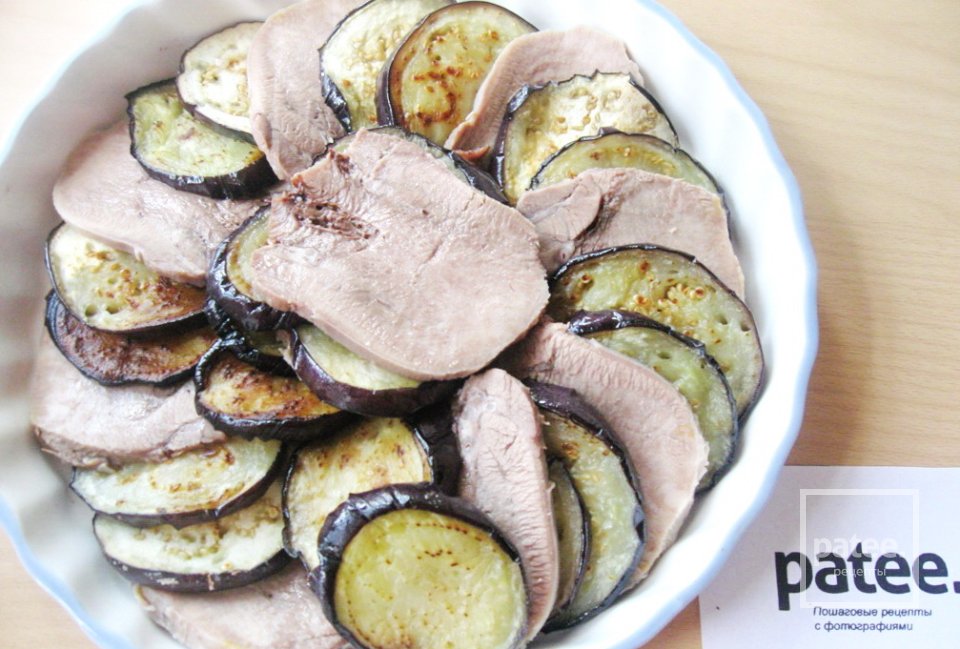 Язык запеченный с баклажаном - Шаг 7