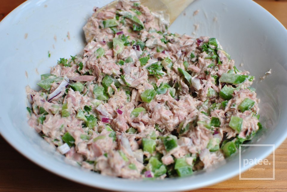 Грибы портобелло с тунцом - Шаг 8