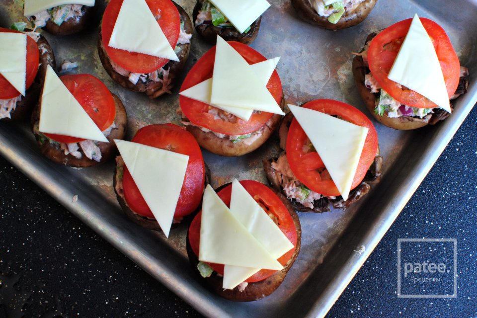 Грибы портобелло с тунцом - Шаг 16