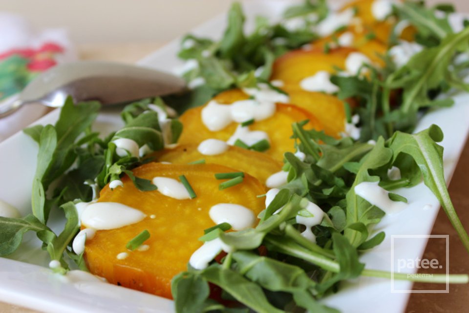 Салат из свеклы с рукколой - Шаг 6