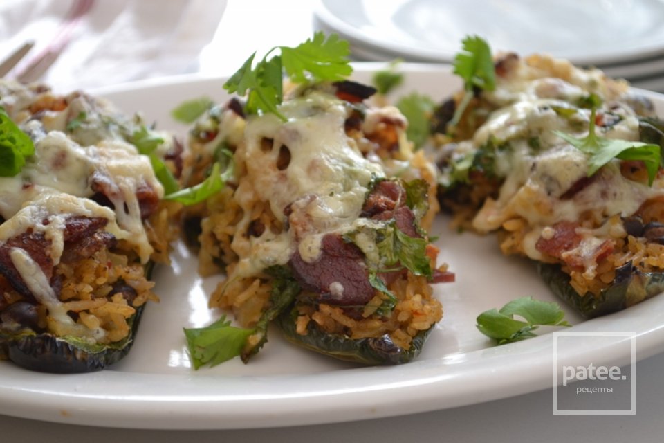 Перец поблано с рисом и фасолью - Шаг 13