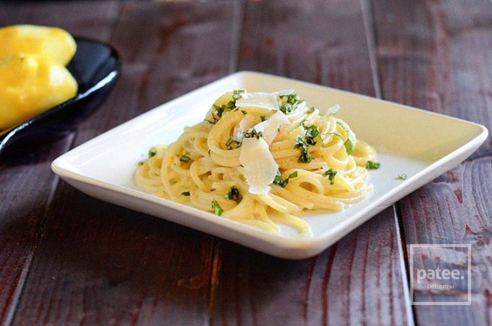 Лимонная паста с пармезаном - Шаг 10
