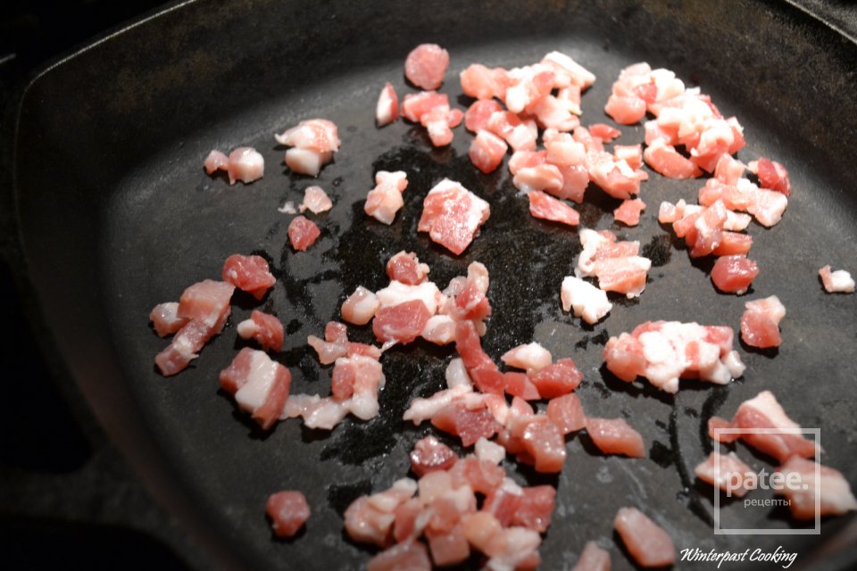 Кесадилья с курицей, беконом и орешками - Шаг 7