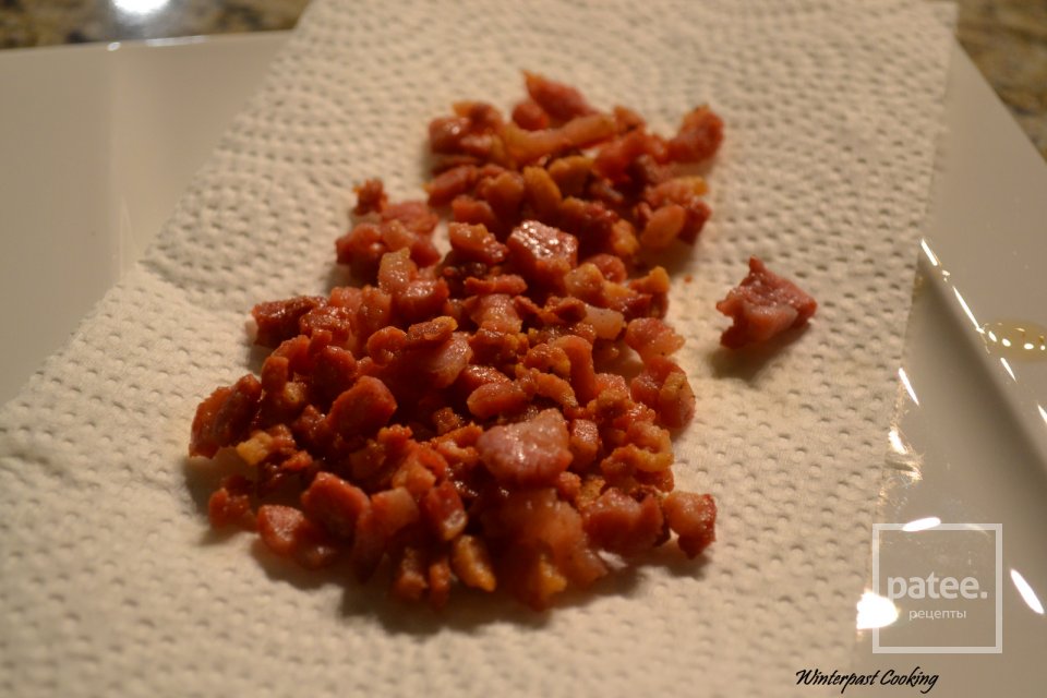 Кесадилья с курицей, беконом и орешками - Шаг 8