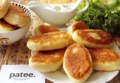 Жареные пирожки с картофелем и грибами