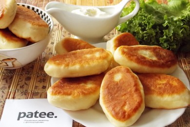 Рецепт Жареные пирожки с картофелем и грибами