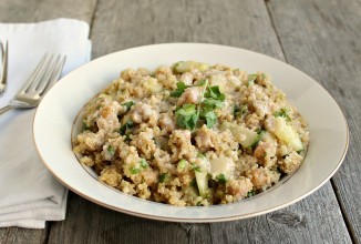 Салат из нута с киноа