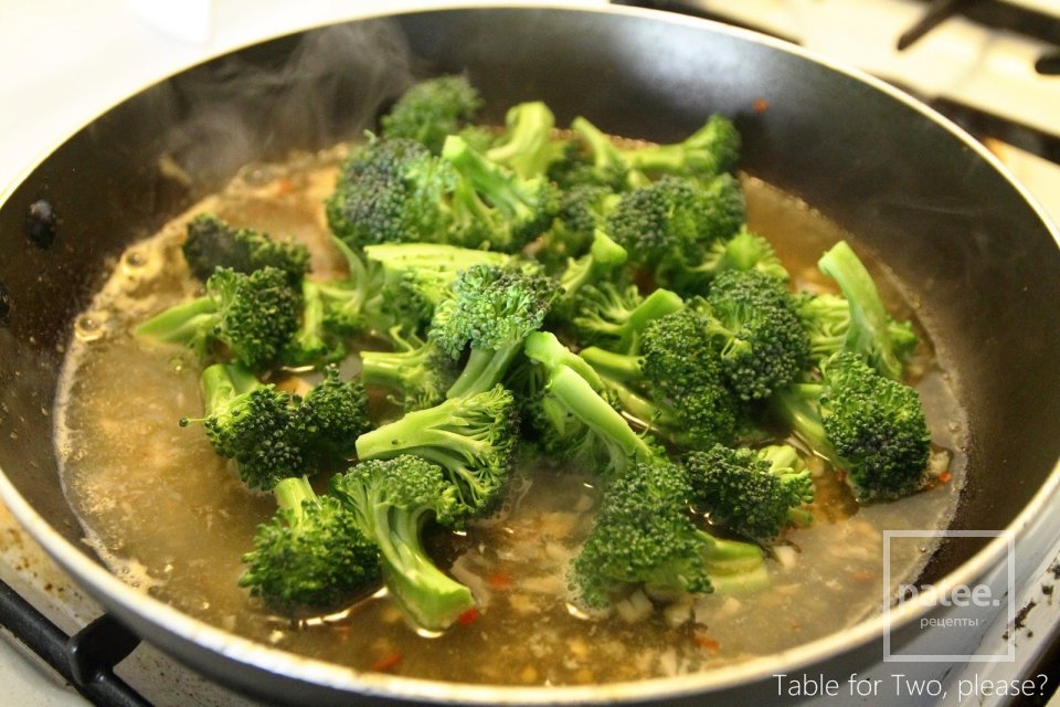 Курица с брокколи в лимонном соусе - Шаг 14