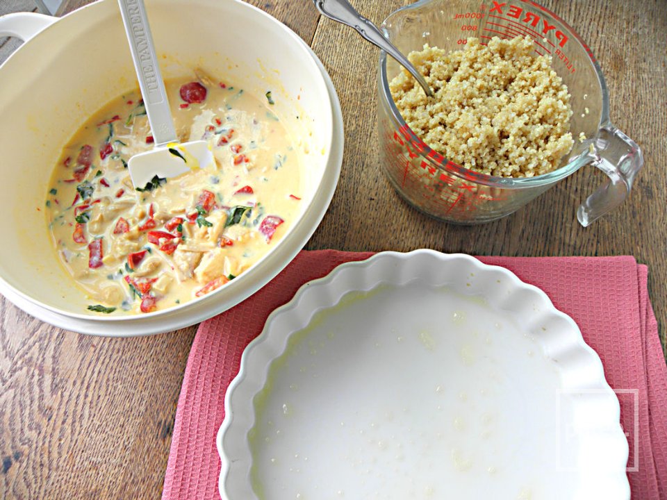 Фриттата курицей и киноа - Шаг 8