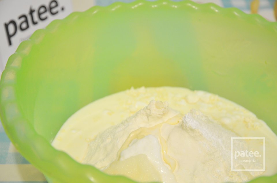 Черничный пирог со сметанной заливкой - Шаг 5